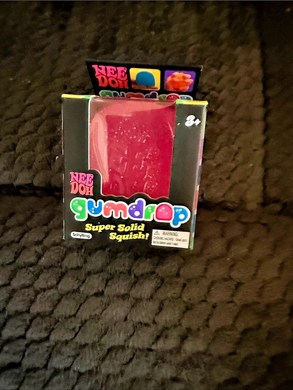 NeeDoh Gumdrop Super Solid Squish Pink Super Solid Squish NWT